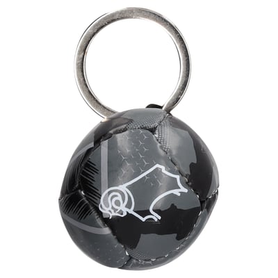Derby County Football Keyring - Black