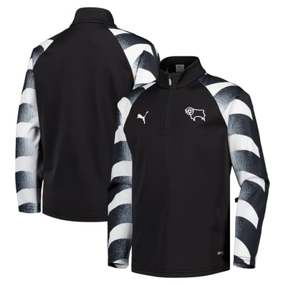 Derby County PUMA Pre Match Midlayer - Black - Kids