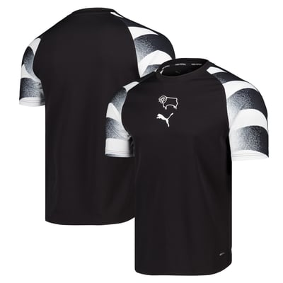 Derby County PUMA Pre Match Top - Black