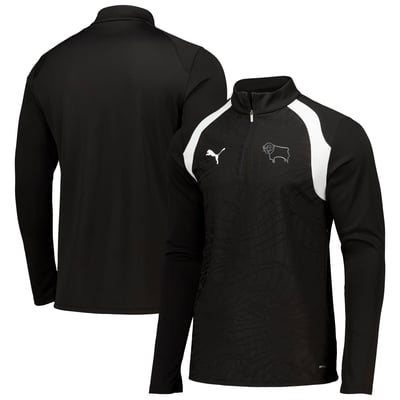Derby County PUMA Training 1/4 Zip Top - Black