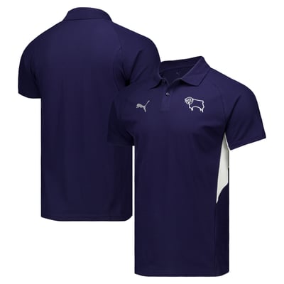 Derby County PUMA Travel Polo - Navy