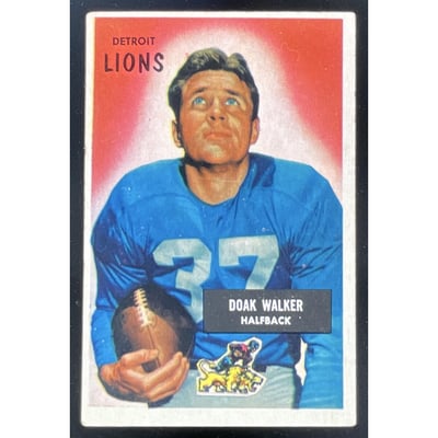 1955 Bowman #1 Doak Walker