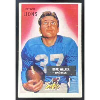 1955 Bowman #1 Doak Walker