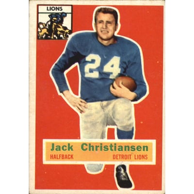 1956 Topps #20 Jack Christiansen