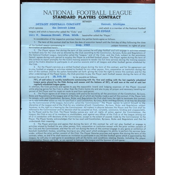 Nfl Contract Example Nfl Player Contract Analyzing Structure, Strategy Of NFL Player
