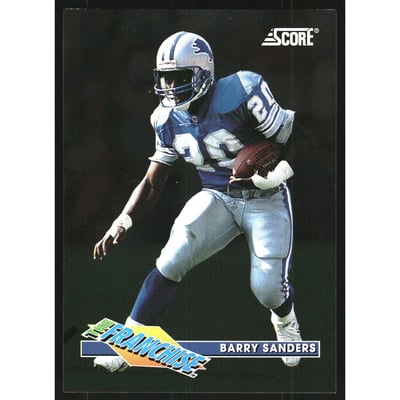1993 Score Franchise #8 Barry Sanders