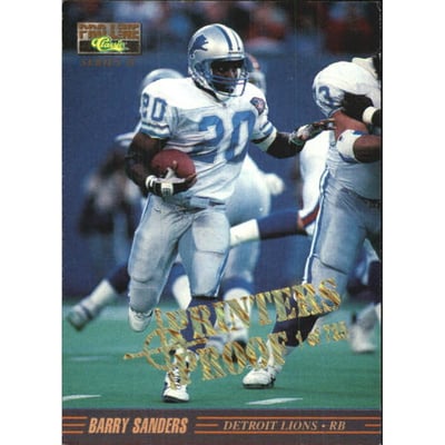1995 Pro Line Series 2 Printer's Proofs #14 Barry Sanders