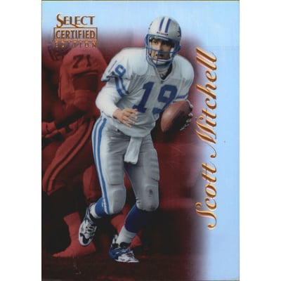 1996 Select Certified Mirror Red Promos #14 Scott Mitchell