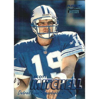 1997 Fleer Tiffany Blue #172 Scott Mitchell