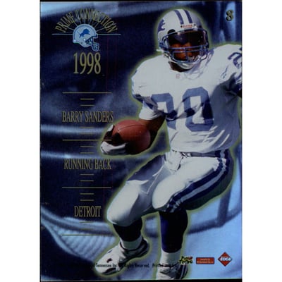 1998 Collector's Edge Advantage Prime Connection #8 H.Moore/B.Sanders
