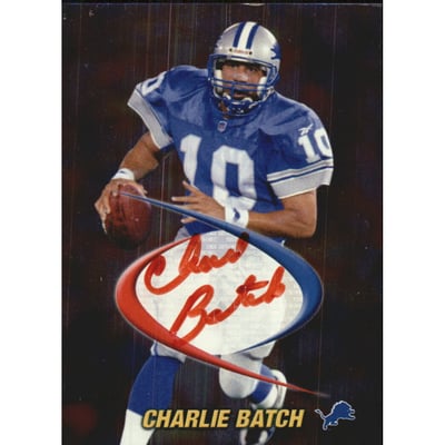 1998 Collector's Edge Odyssey Prodigies Autographs Red #2 Charlie Batch