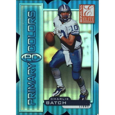 1999 Donruss Elite Primary Colors Die Cuts Blue #18 Charlie Batch