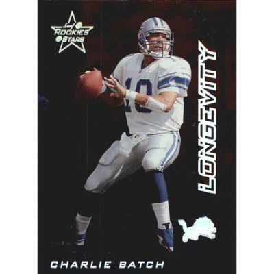 1999 Leaf Rookies and Stars Longevity #70 Charlie Batch