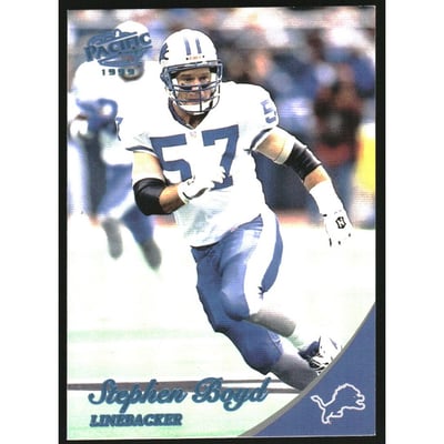 1999 Pacific Platinum Blue #134 Stephen Boyd