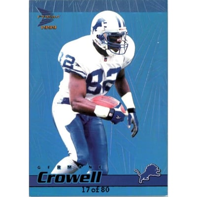 1999 Pacific Prisms Holographic Blue #50 Germane Crowell
