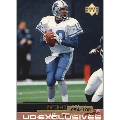 1999 Upper Deck Exclusives 100 #73 Charlie Batch