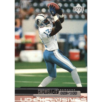 1999 Upper Deck Exclusives 100 #74 Germane Crowell