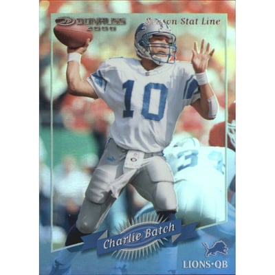 2000 Donruss Stat Line Season #54 Charlie Batch/74