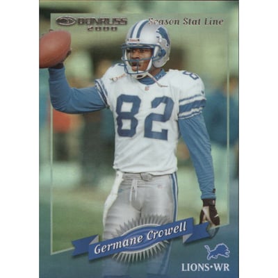 2000 Donruss Stat Line Season #58 Germane Crowell/99