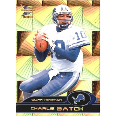 2000 Pacific Prism Prospects Holographic Gold #31 Charlie Batch