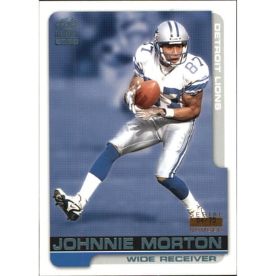 2000 Paramount Platinum Blue #84 Johnnie Morton