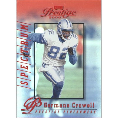 2000 Playoff Prestige Spectrum Red #214 Germane Crowell PP