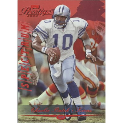 2000 Playoff Prestige Spectrum Red #65 Charlie Batch