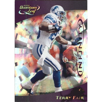 2000 Quantum Leaf Infinity Purple #104 Terry Fair