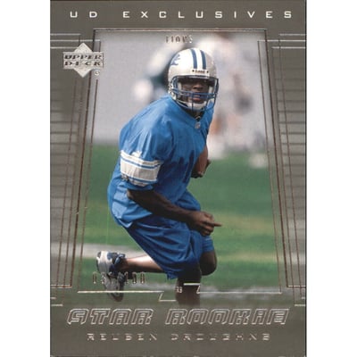 2000 Upper Deck Exclusives Silver #244 Reuben Droughns