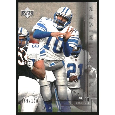 2000 Upper Deck Exclusives Silver #74 Charlie Batch