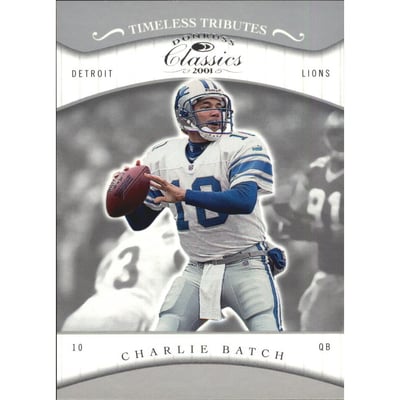 2001 Donruss Classics Timeless Tributes #30 Charlie Batch