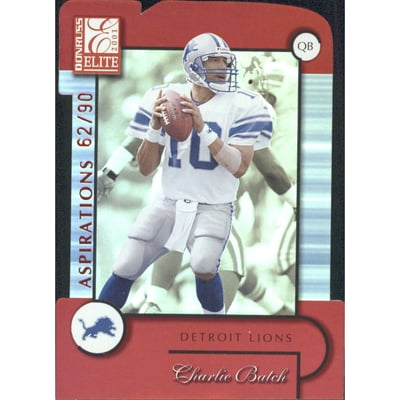 2001 Donruss Elite Aspirations #31 Charlie Batch/90