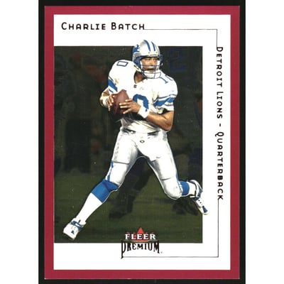 2001 Fleer Premium Star Ruby #78 Charlie Batch