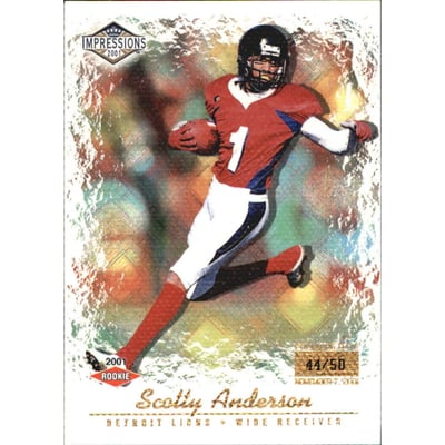 2001 Pacific Impressions Premiere Date #170 Scotty Anderson