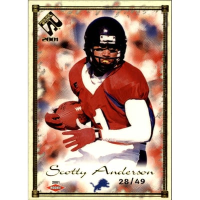2001 Private Stock Gold Framed #125 Scotty Anderson
