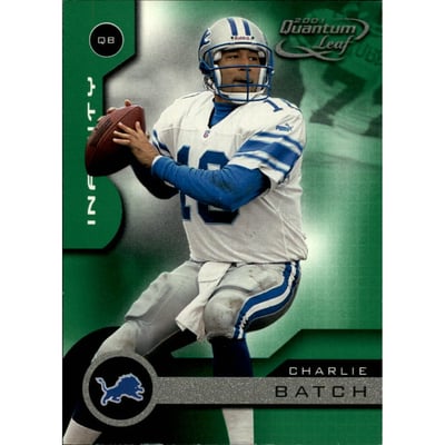 2001 Quantum Leaf Infinity Green #66 Charlie Batch
