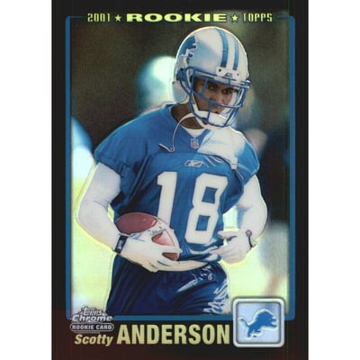 2001 Topps Chrome Refractors #247 Scotty Anderson