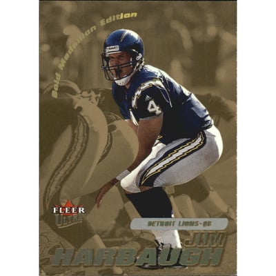 2001 Ultra Gold Medallion #207G Jim Harbaugh