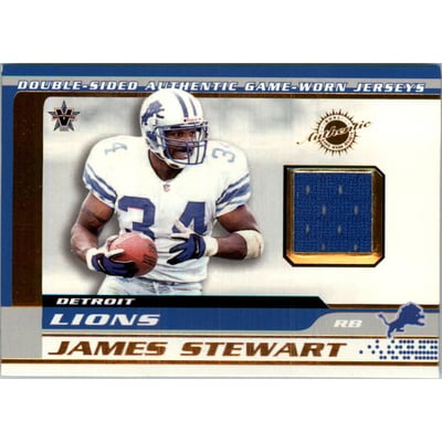 2001 Vanguard Double Sided Jerseys #30 James Stewart/Larry Foster