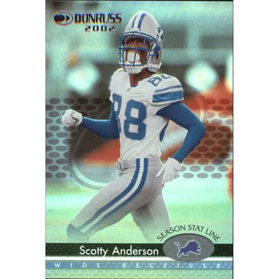 2002 Donruss Stat Line Season #64 Scotty Anderson/69