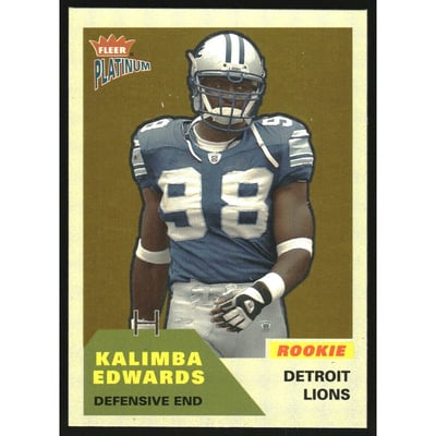 2002 Fleer Platinum Finish #232 Kalimba Edwards