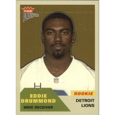 2002 Fleer Platinum Finish #260 Eddie Drummond