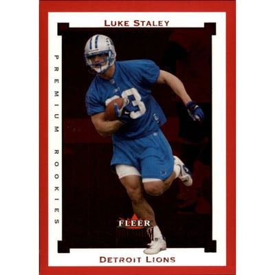 2002 Fleer Premium Star Ruby #144 Luke Staley