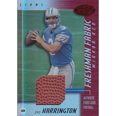 2002 Leaf Certified Mirror Red Materials #114 Joey Harrington