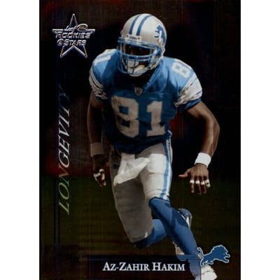 2002 Leaf Rookies and Stars Longevity #33 Az-Zahir Hakim