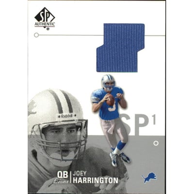 2002 SP Authentic Threads #AT1JH Joey Harrington