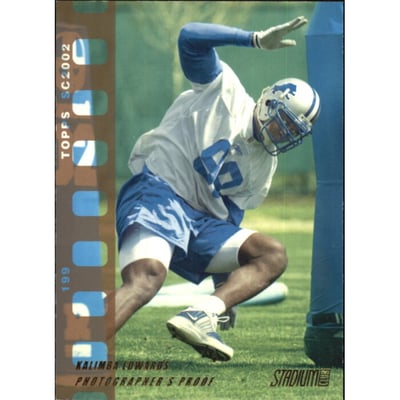 2002 Stadium Club Photographer's Proofs #180 Kalimba Edwards