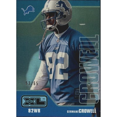 2002 Upper Deck XL Holofoil #169 Germane Crowell