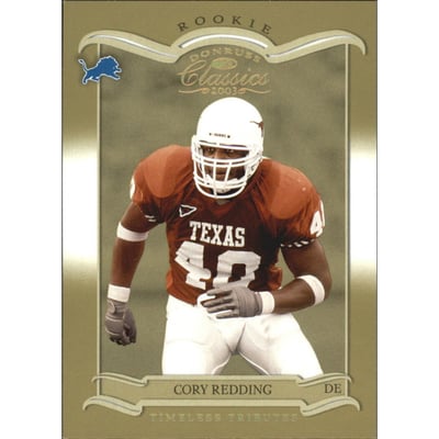 2003 Donruss Classics Timeless Tributes #213 Cory Redding