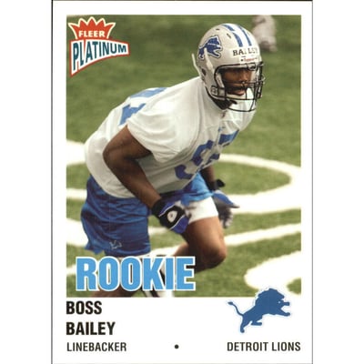 2003 Fleer Platinum Finish #255 Boss Bailey